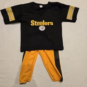 Franklin Pittsburgh Steelers Toddler Jersey & Pants Outfit – Size Small